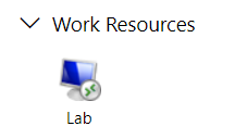 Work resources