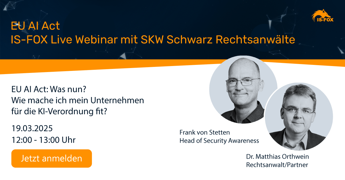 Webinar EU AI Act: Was nun? Wie mache ich mein Unternehmen für die KI-Verordnung fit?